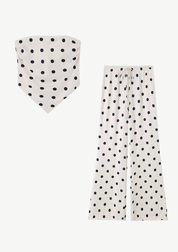 Monroe Polka Dot Two Piece Set