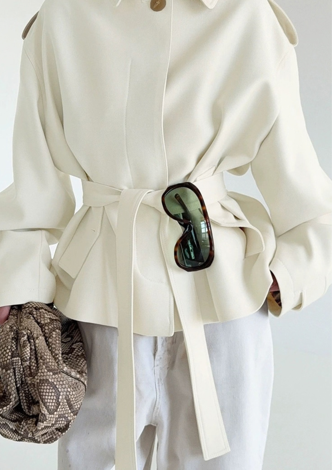 Camille Belted Trench Jacket