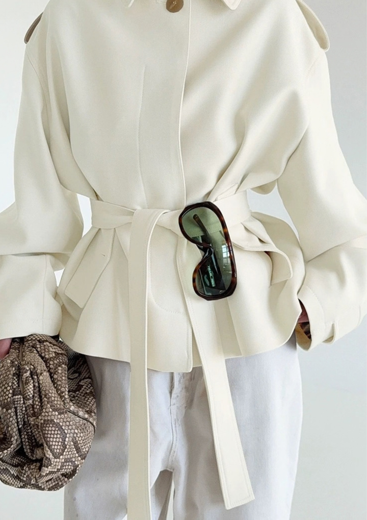 Camille Belted Trench Jacket
