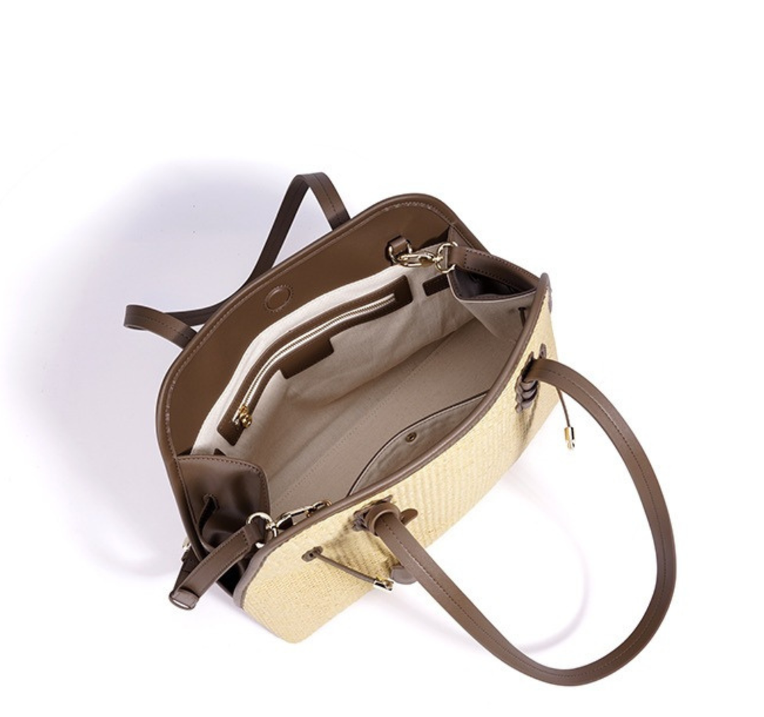 Woven Elegance Tote Bag