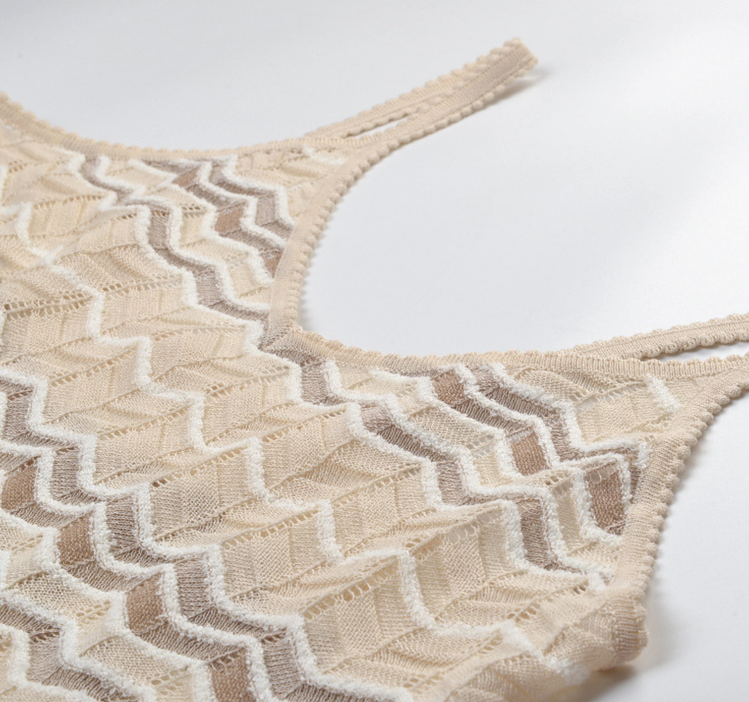 Chevron Knit Cami &amp; Maxi Skirt Set