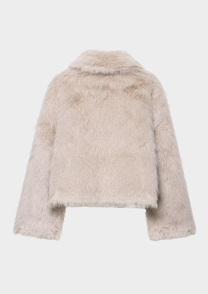 Elegant Faux Fur Jacket