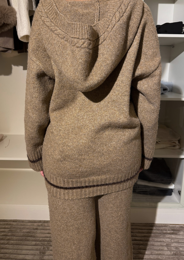 Celine Comfy Hooded Knit Set