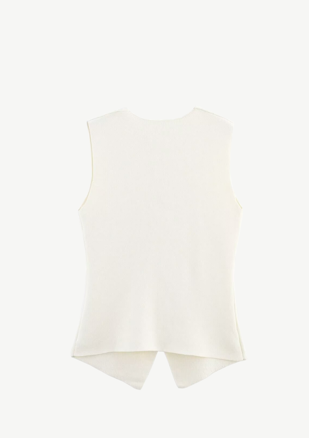 Classic Knit Button Vest