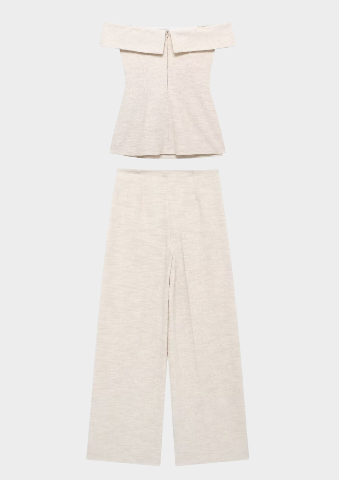 Ivory Riviera Off Shoulder Set