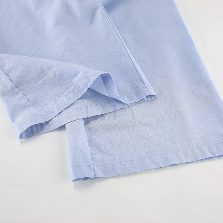 Emily Linen Cotton  Backless Halter Set