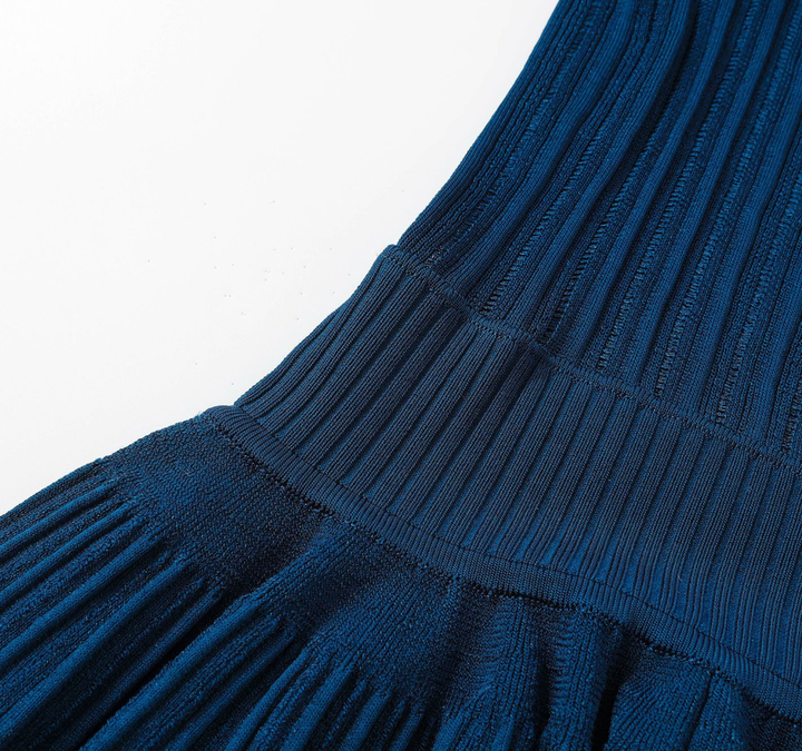 Midnight Knit Skater Dress