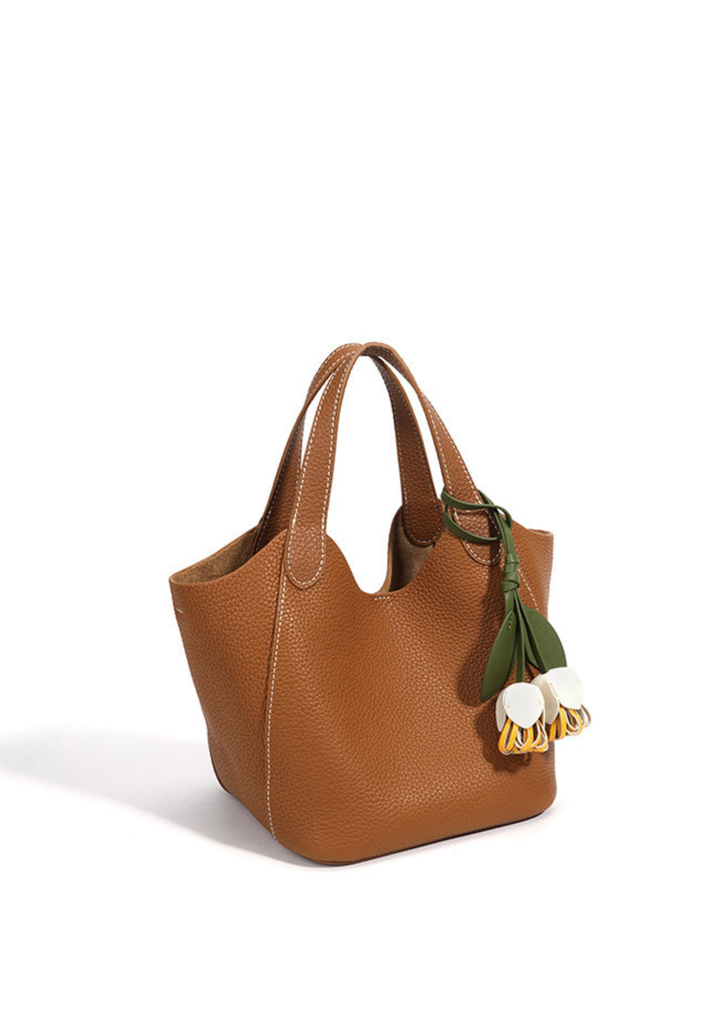 Bloom Charm Mini Bucket Tote Bag