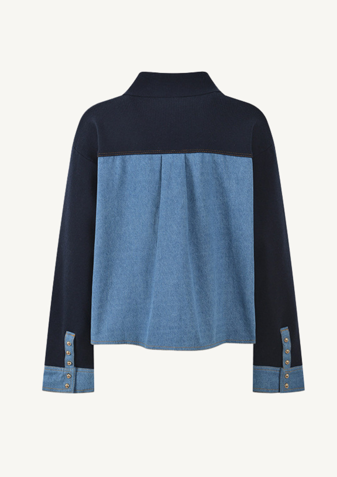 Alessia Contrast Denim Jacket
