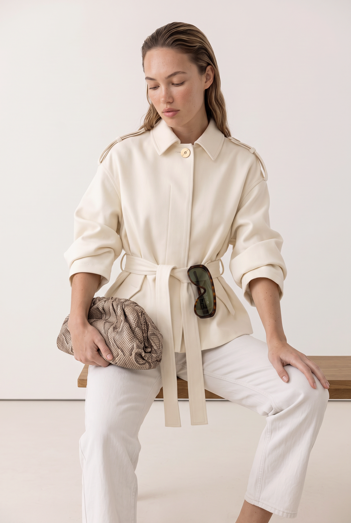 Camille Belted Trench Jacket