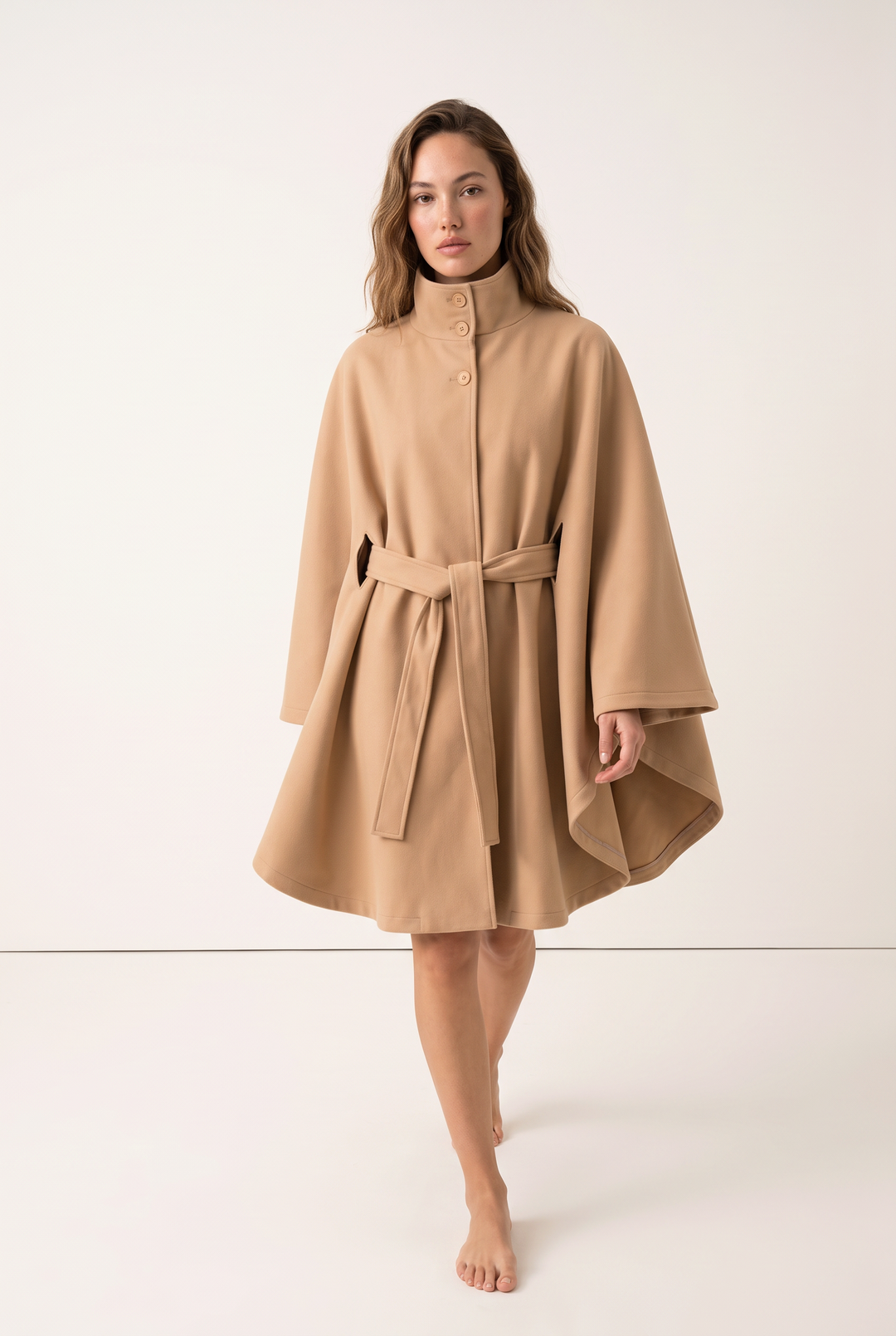 Celeste Belted Cape Coat
