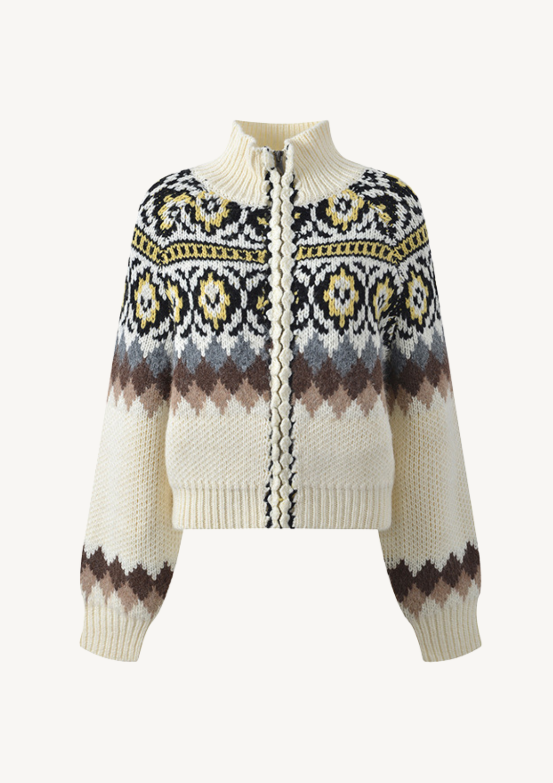 Isabelle Nordic Fair Isle Cardigan