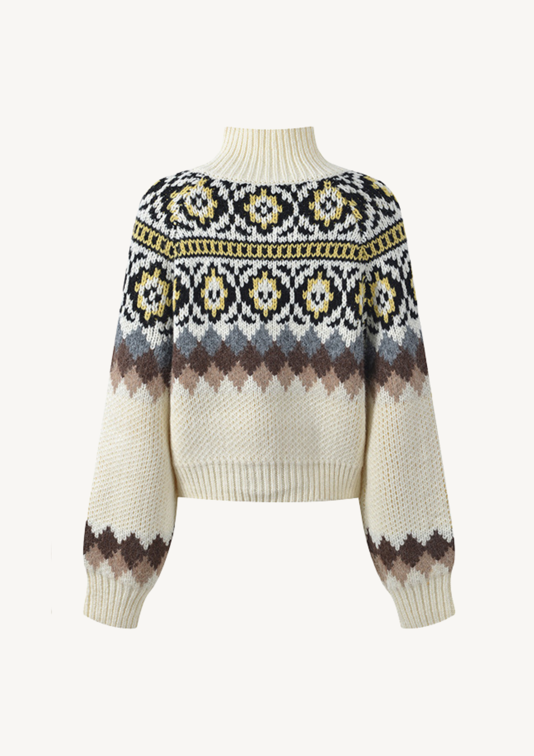 Isabelle Nordic Fair Isle Cardigan