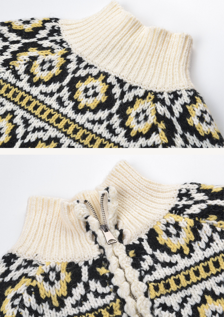 Isabelle Nordic Fair Isle Cardigan