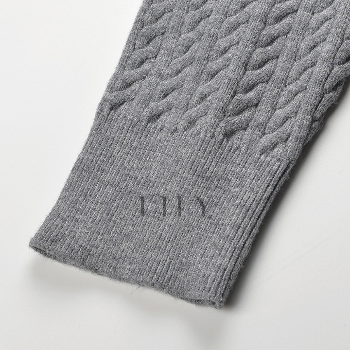 Maryln Rhinestone Lapel Ribbed Knit Cardigan Top