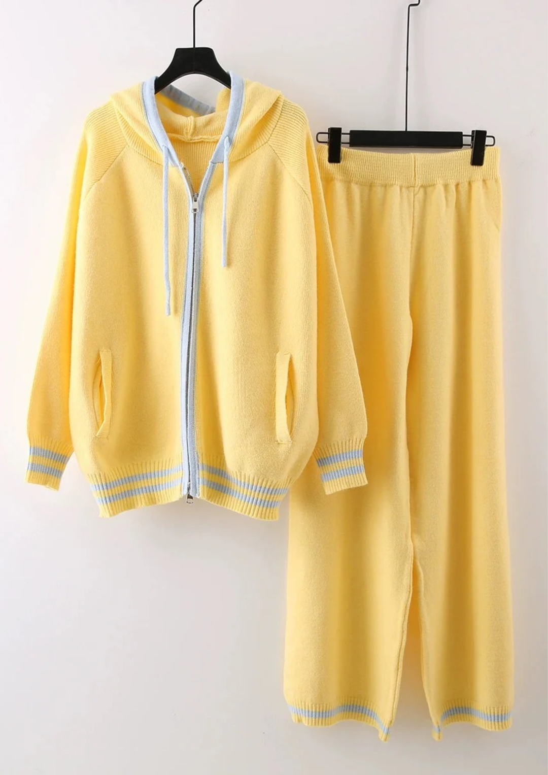 Comfy Lina Wide Leg Knit Loose Set