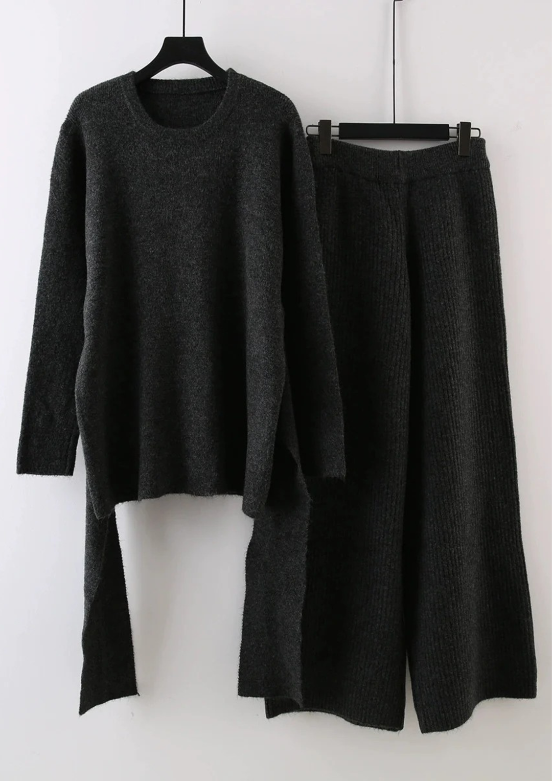 Comfy Elina Asymmetric Knit  Set