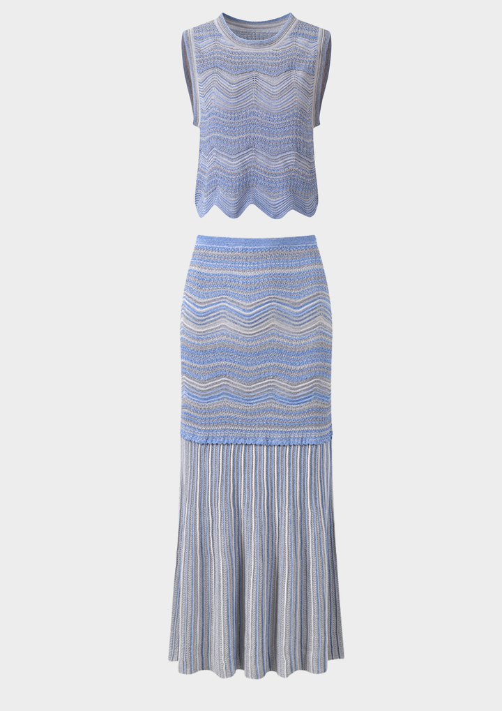 Sky Wave Knit Set