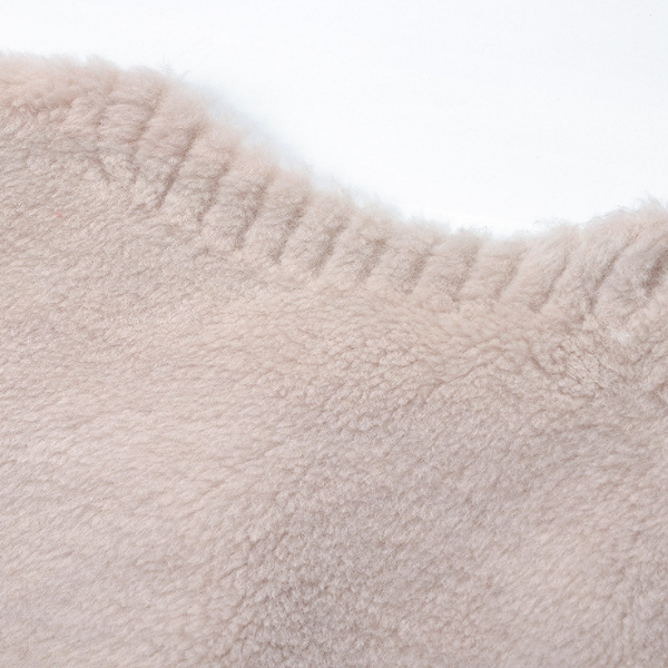 Cozy Lamb Wool Round Neck Jacket