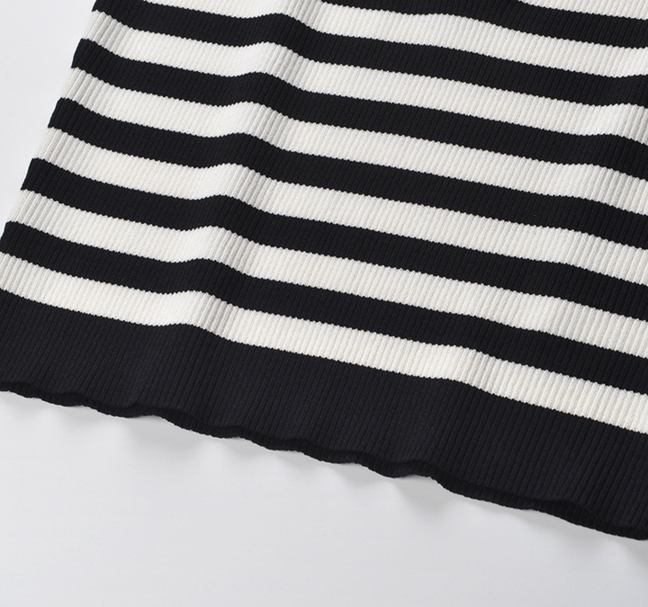 Nautical Charm Striped Knit Tank