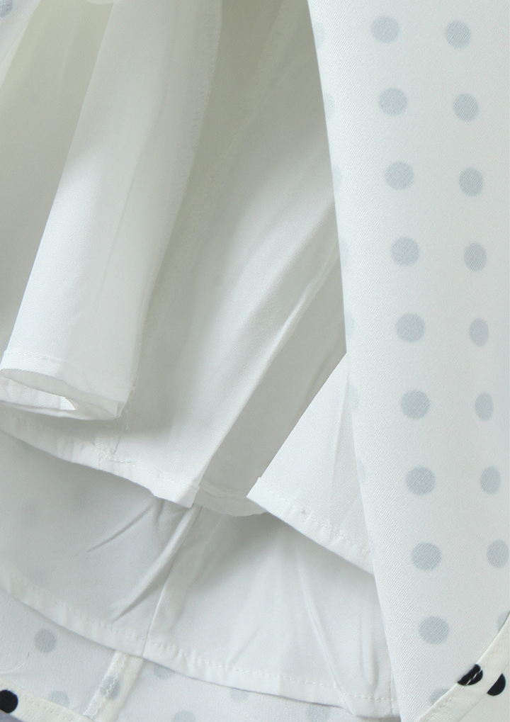 Velour Dot Halter Mini Dress