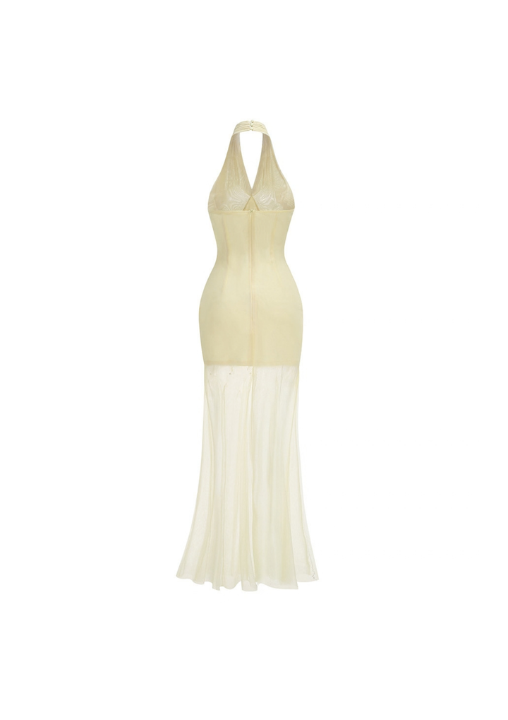 Isadora Fringe Crystal Gown