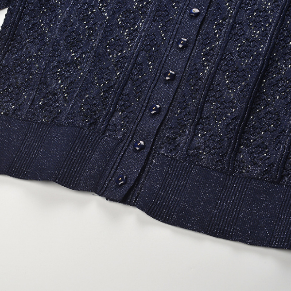 Midnight Shimmer Knit Two Piece Set