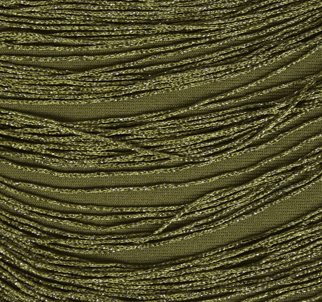 Olive Luxe Shimmer Gown