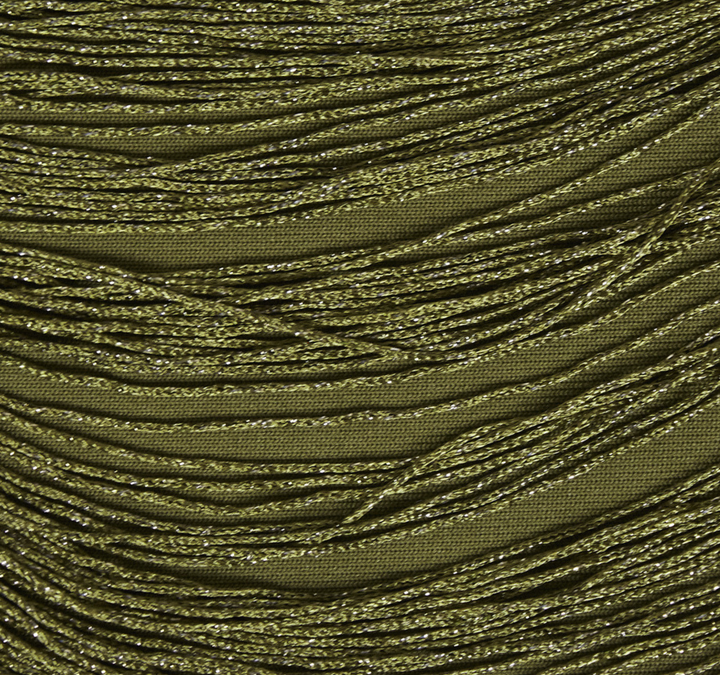 Olive Luxe Shimmer Gown