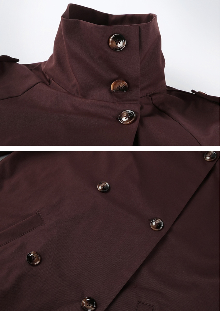 Elara Belted Trench Jacket