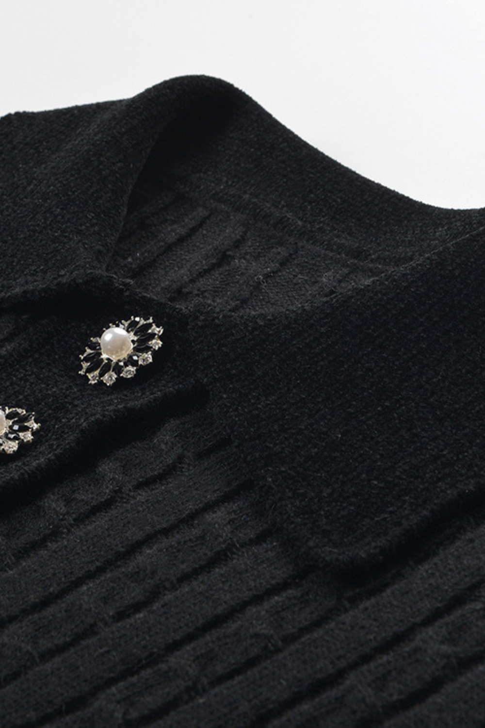 Pearl Button Soft Wool Top