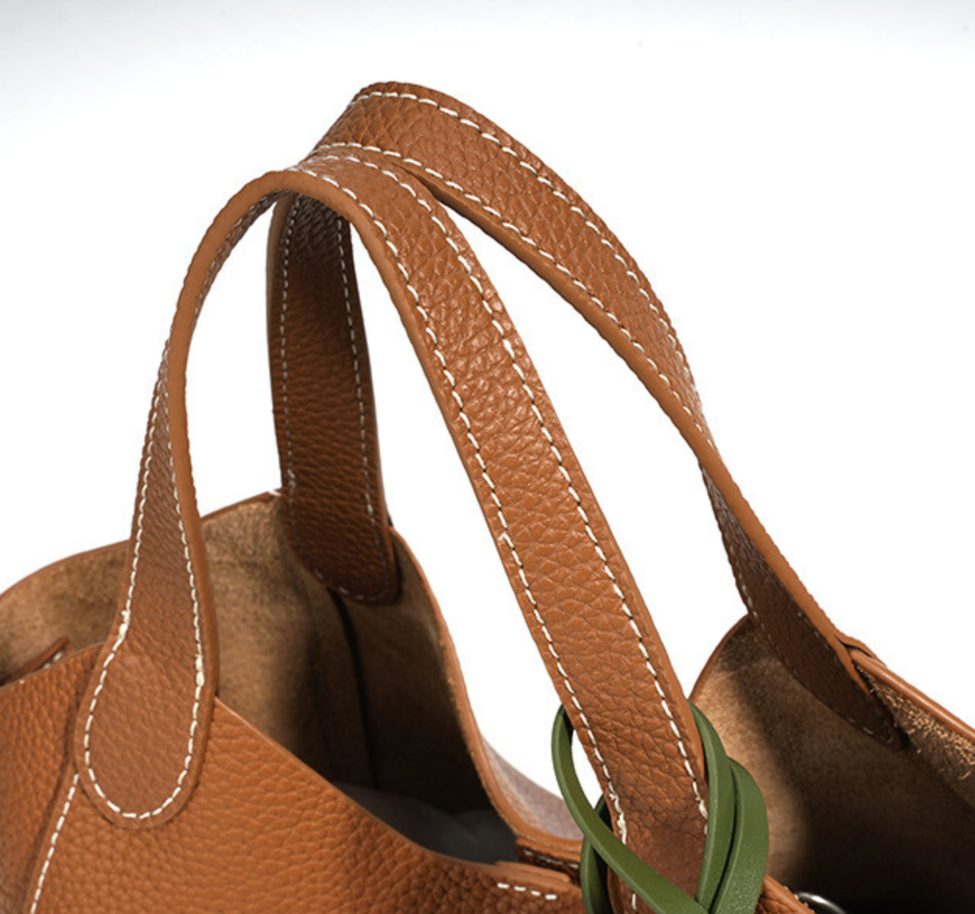 Bloom Charm Mini Bucket Tote Bag