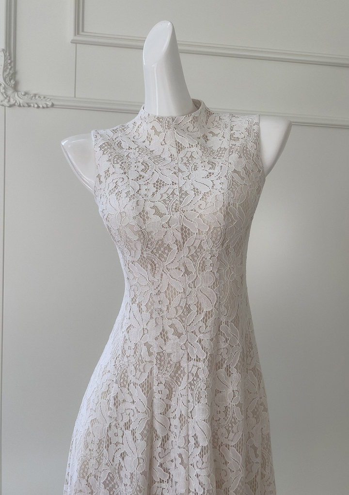 Ivory Lace Grace Maxi Dress