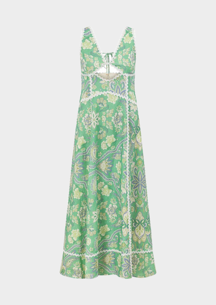 Verdé Muse Cut-Out Maxi Dress
