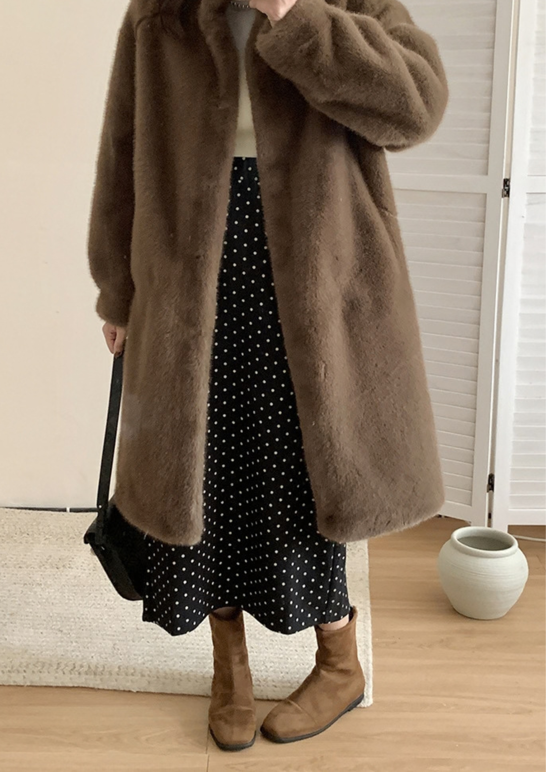 Mirelle Plush Long Coat