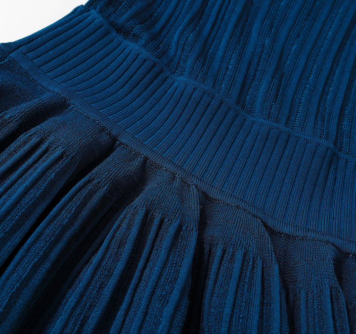 Midnight Knit Skater Dress