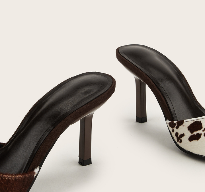 Cow Print Stiletto Heels