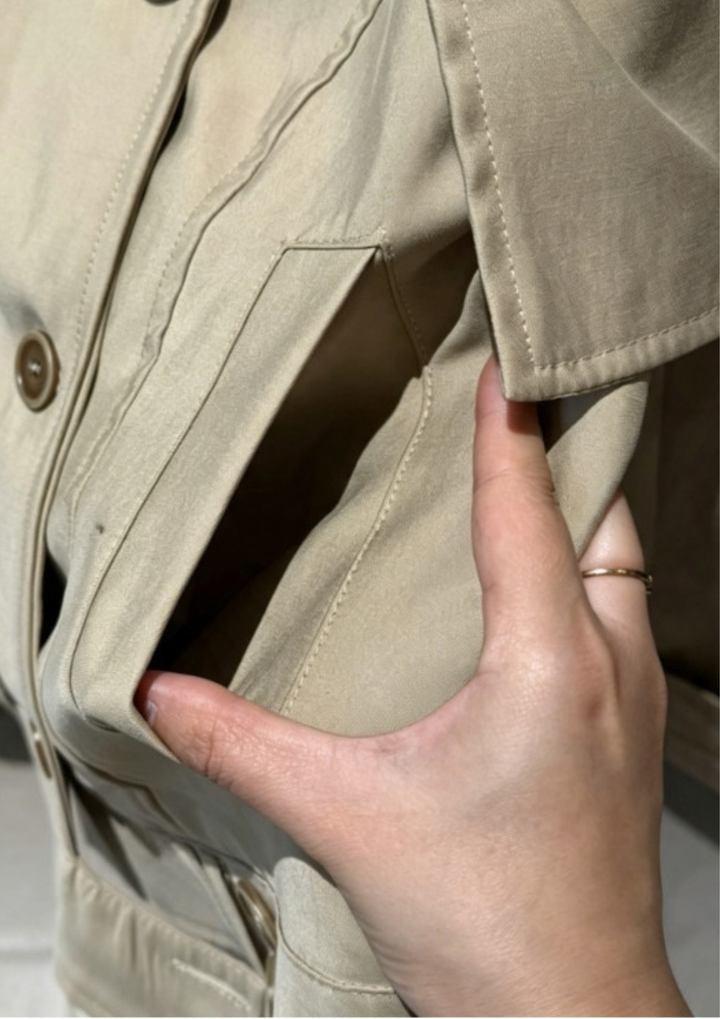Aurelia Cape Trench Jacket