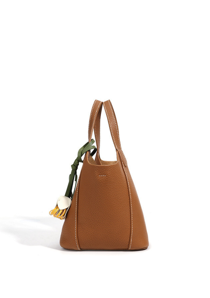 Bloom Charm Mini Bucket Tote Bag
