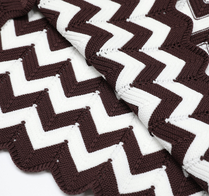 Chevron Knit Two-Piece Set