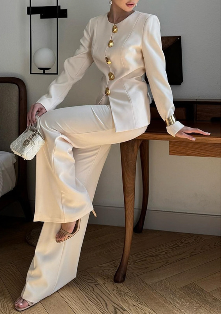 Aurelia Gold Button Set