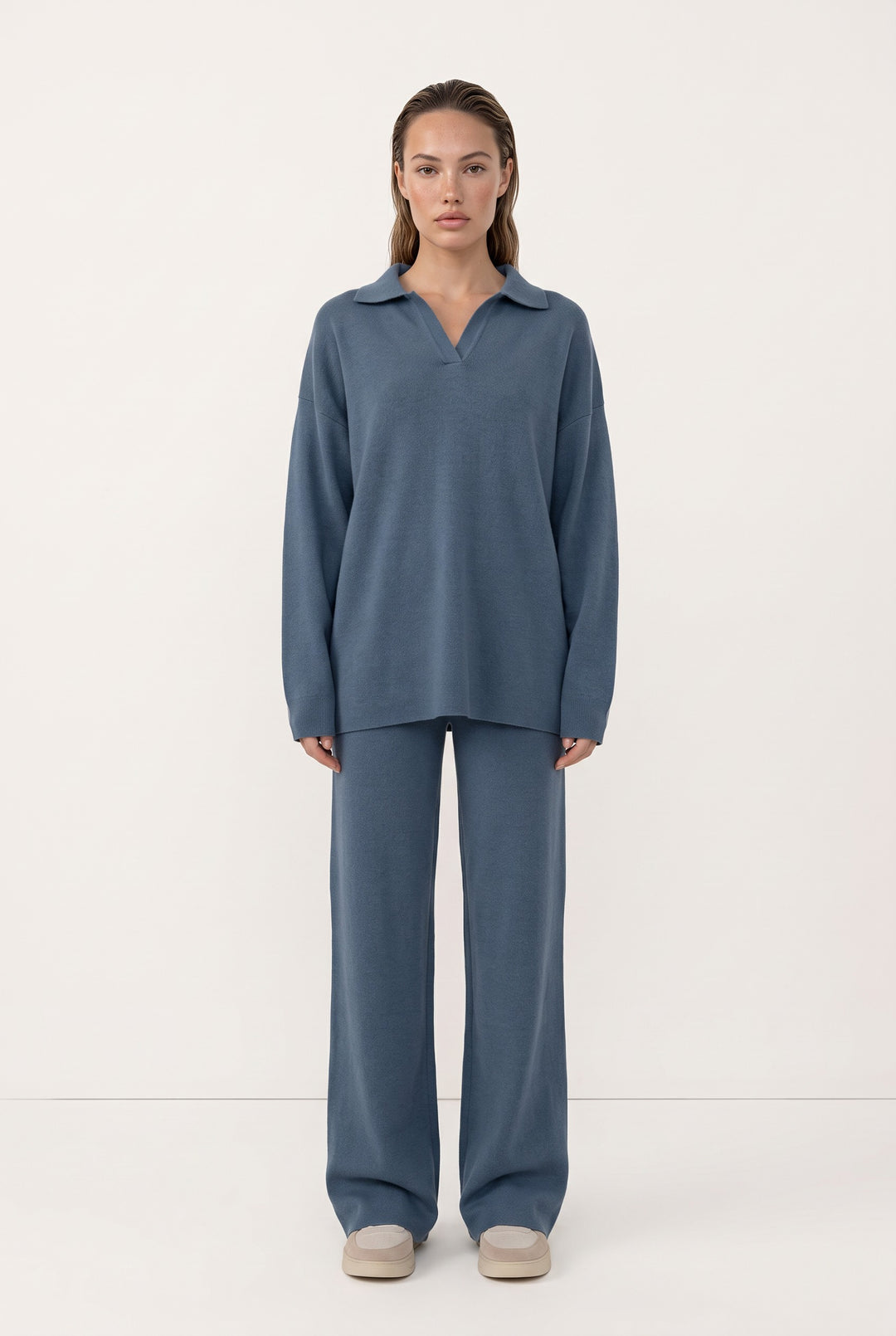 Elara Knit Wide-Leg Set