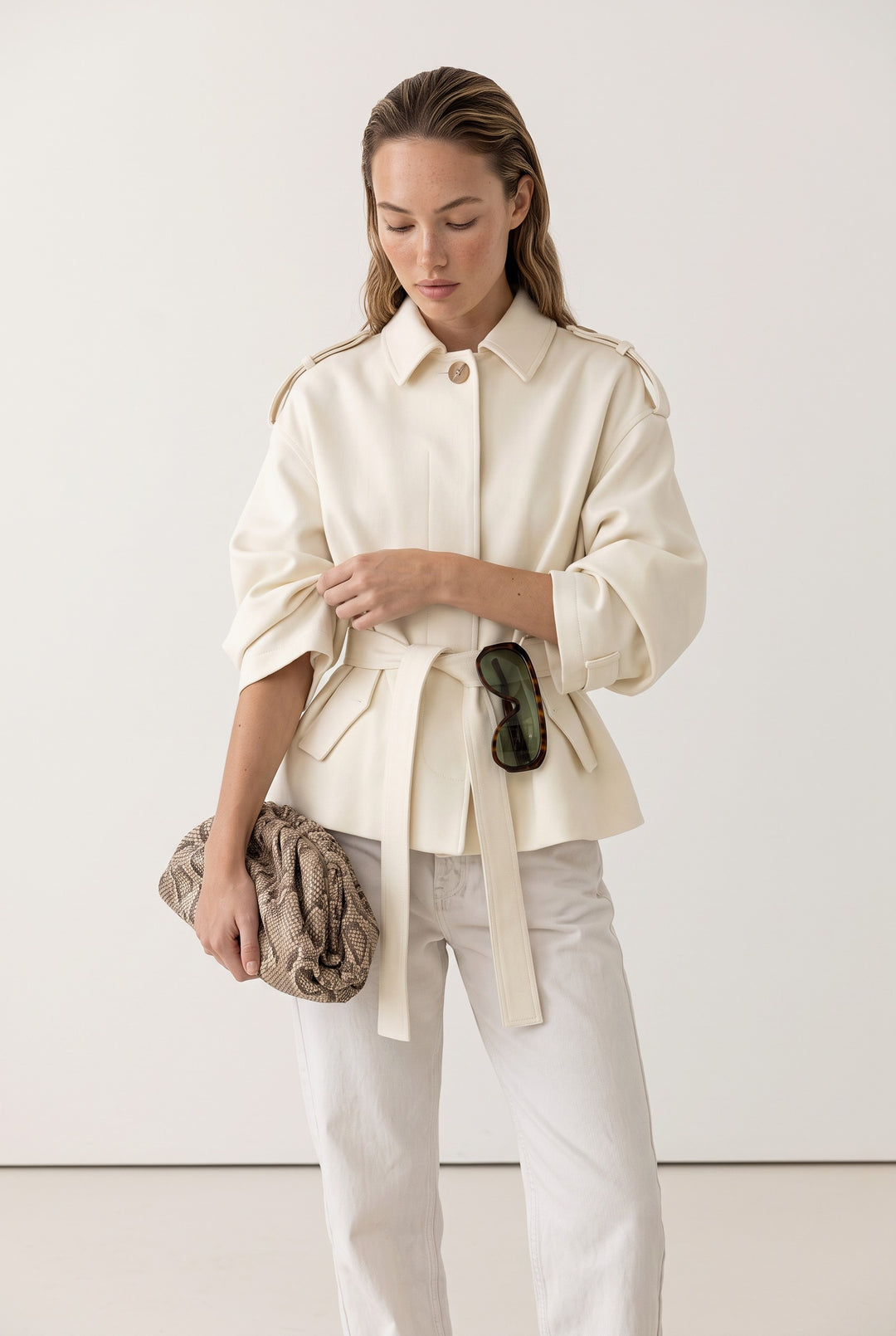 Camille Belted Trench Jacket