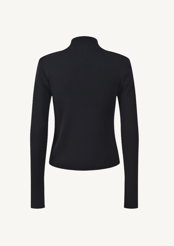 Victoria Military Zip Knit Jacket