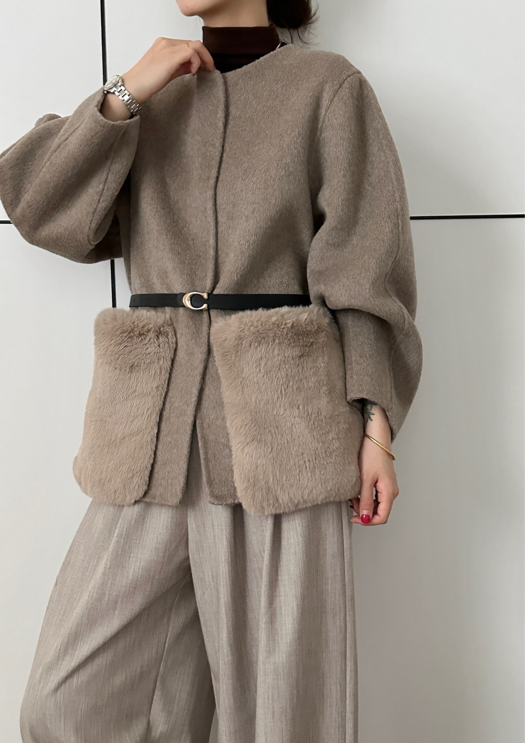 The Soft Wool Pocket Jacket
