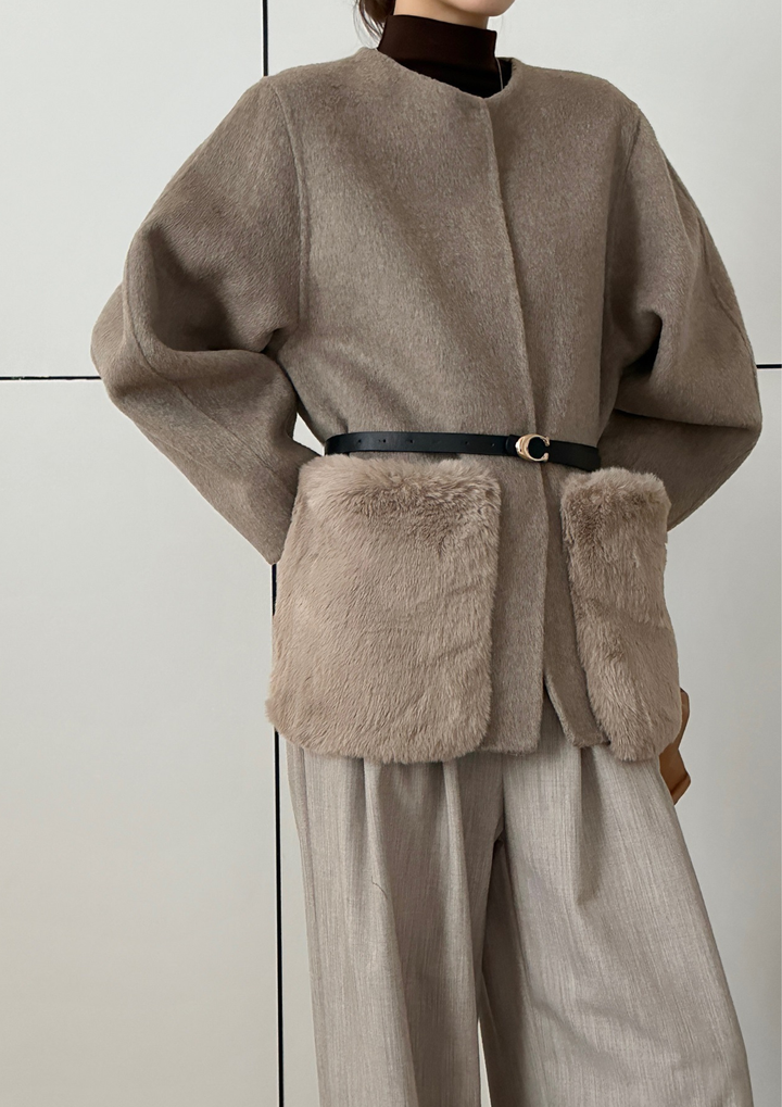 The Soft Wool Pocket Jacket