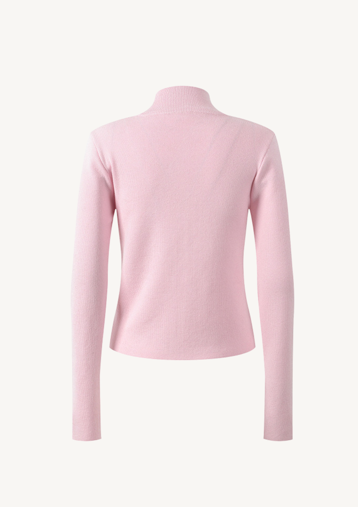 Victoria Military Zip Knit Jacket