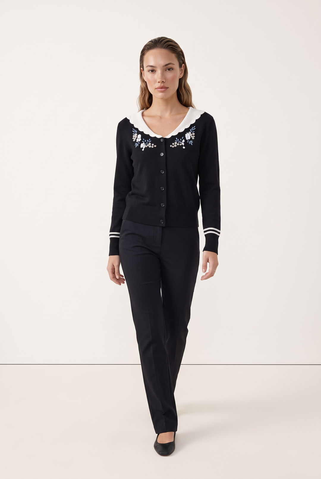 Celeste Embroidered Cardigan