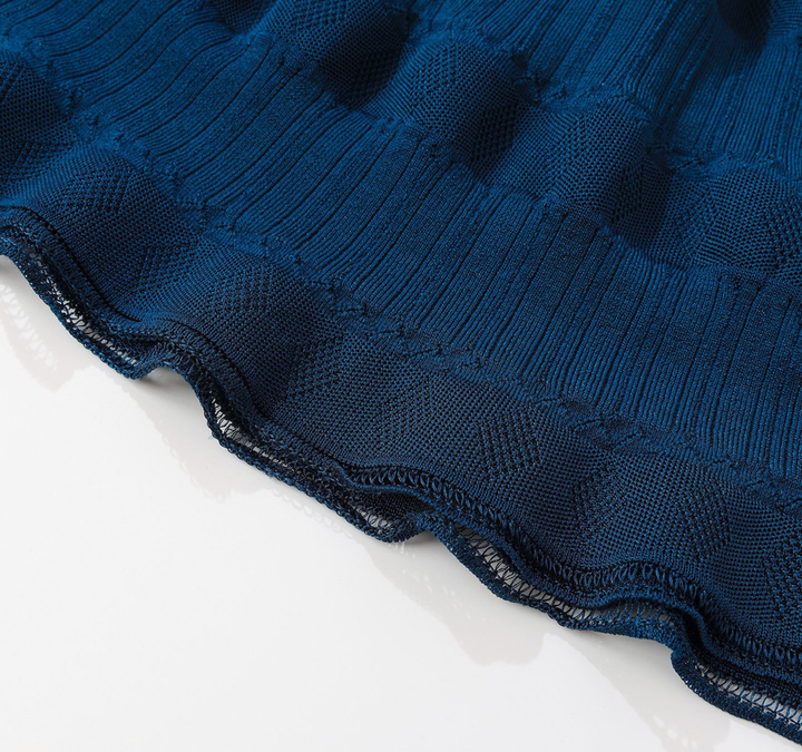 Midnight Knit Skater Dress
