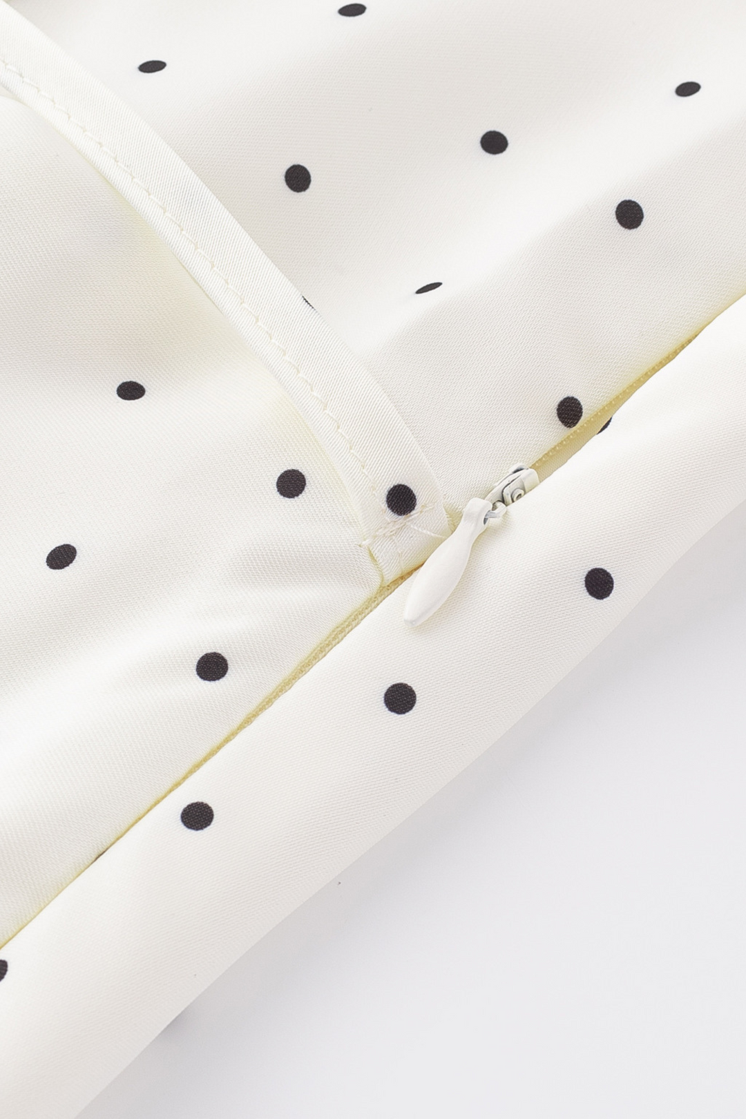 Lily-Retro Charm Polka Dot Satin V Neck Maxi Dress